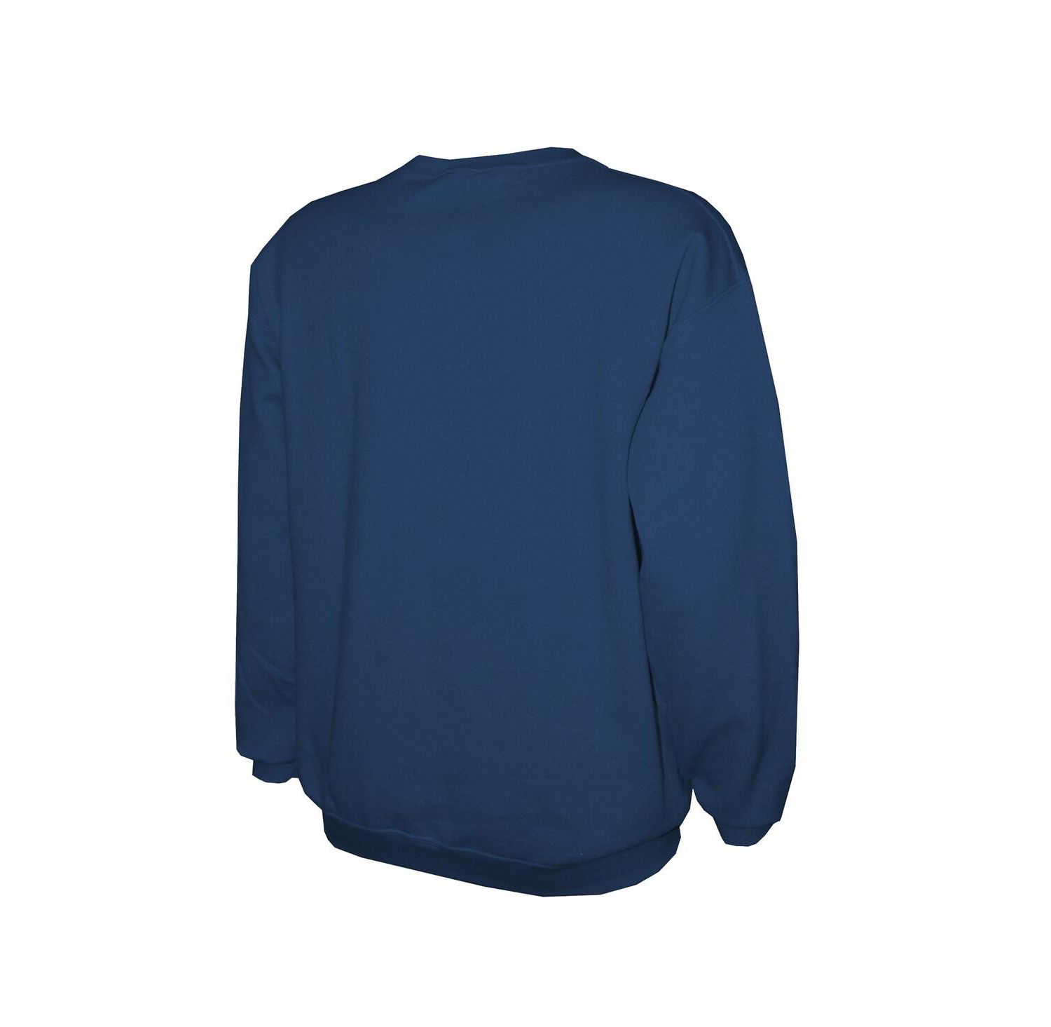 Men's Navy Atlanta Braves Pullover Sweatshirt