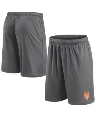 Fanatics - Men's  Gray New York Mets Primary Logo Shorts