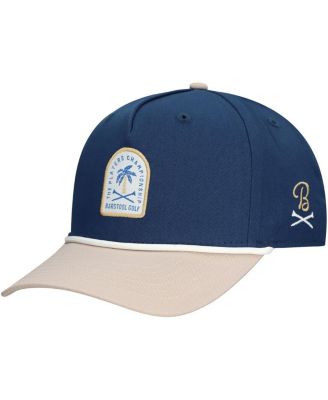 Barstool Golf - Men's  Navy THE PLAYERS Tropical Small Patch Rope Snapback Hat