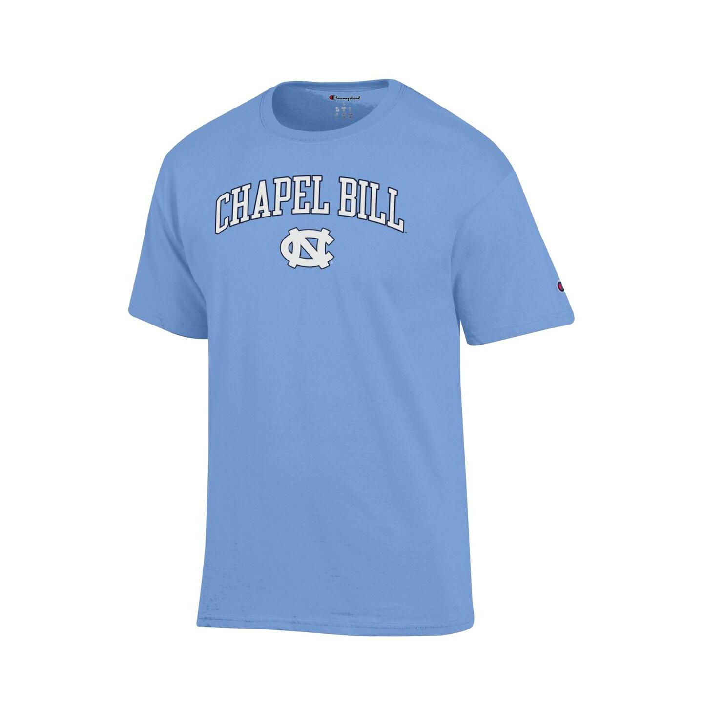 Мужские футболки Champion Carolina Blue North Carolina Tar Heels Chapel Bill, цвет: Светлый синий — фото 3