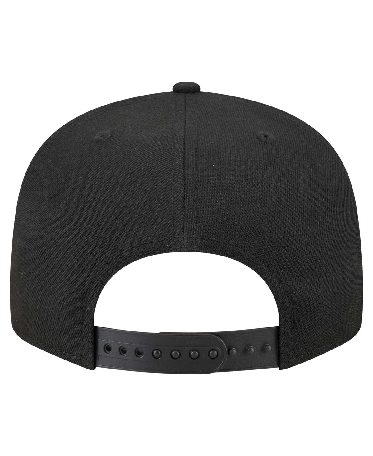 NEW ERA MEN'S BLACK BOSTON CELTICS LOGO 18X CHAMPS 9FIFTY SNAPBACK HAT 