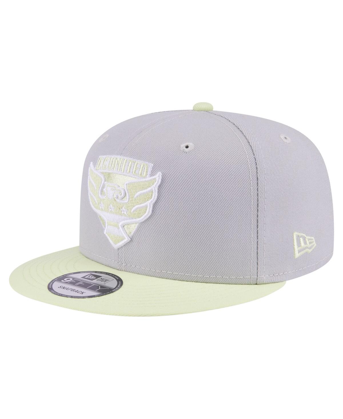 NEW ERA MEN'S GRAY D.C. UNITED COLOR PACK TWO-TONE 9FIFTY SNAPBACK HAT 