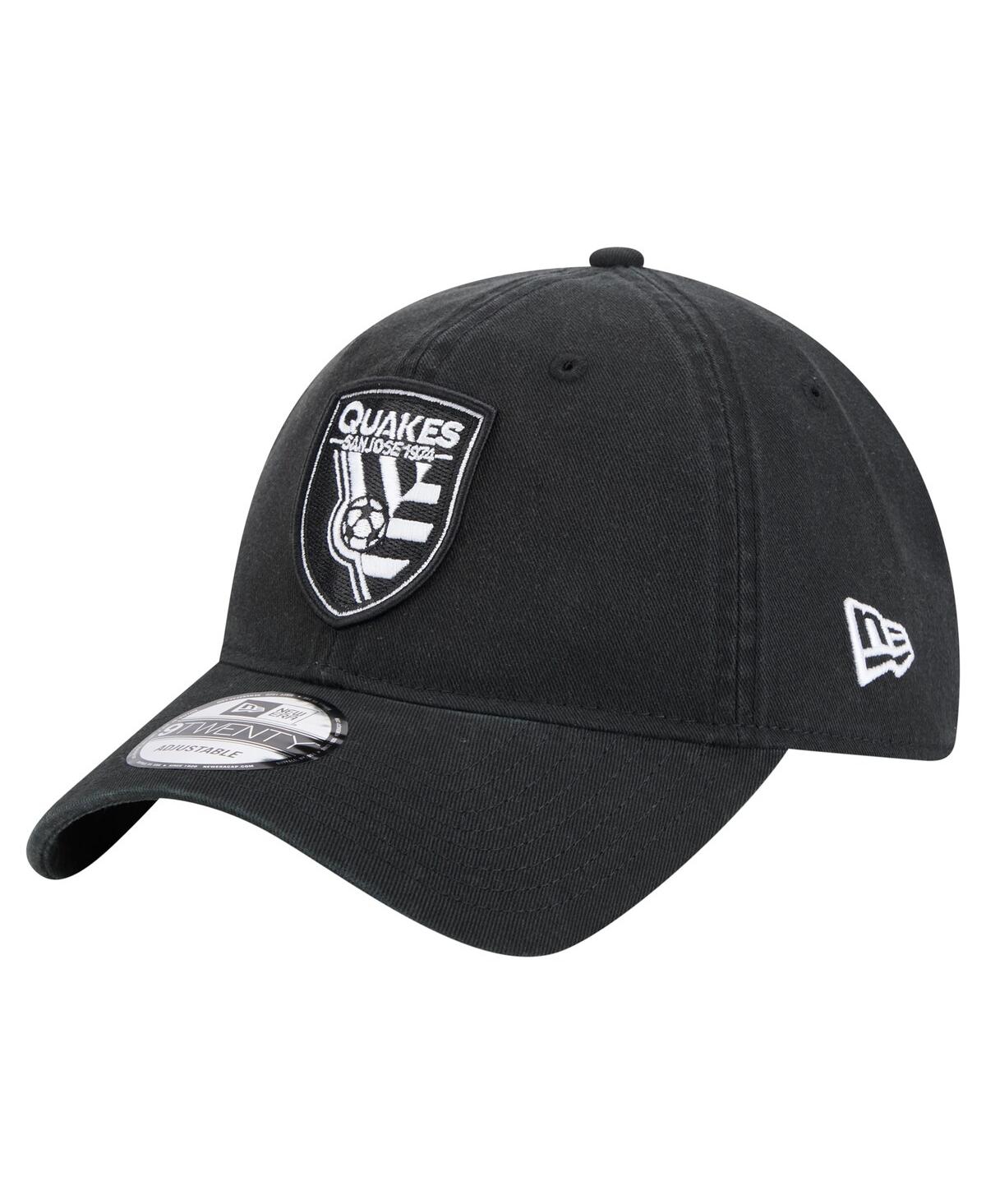 NEW ERA MEN'S BLACK SAN JOSE EARTHQUAKES 2025 KICKOFF 9TWENTY ADJUSTABLE HAT 