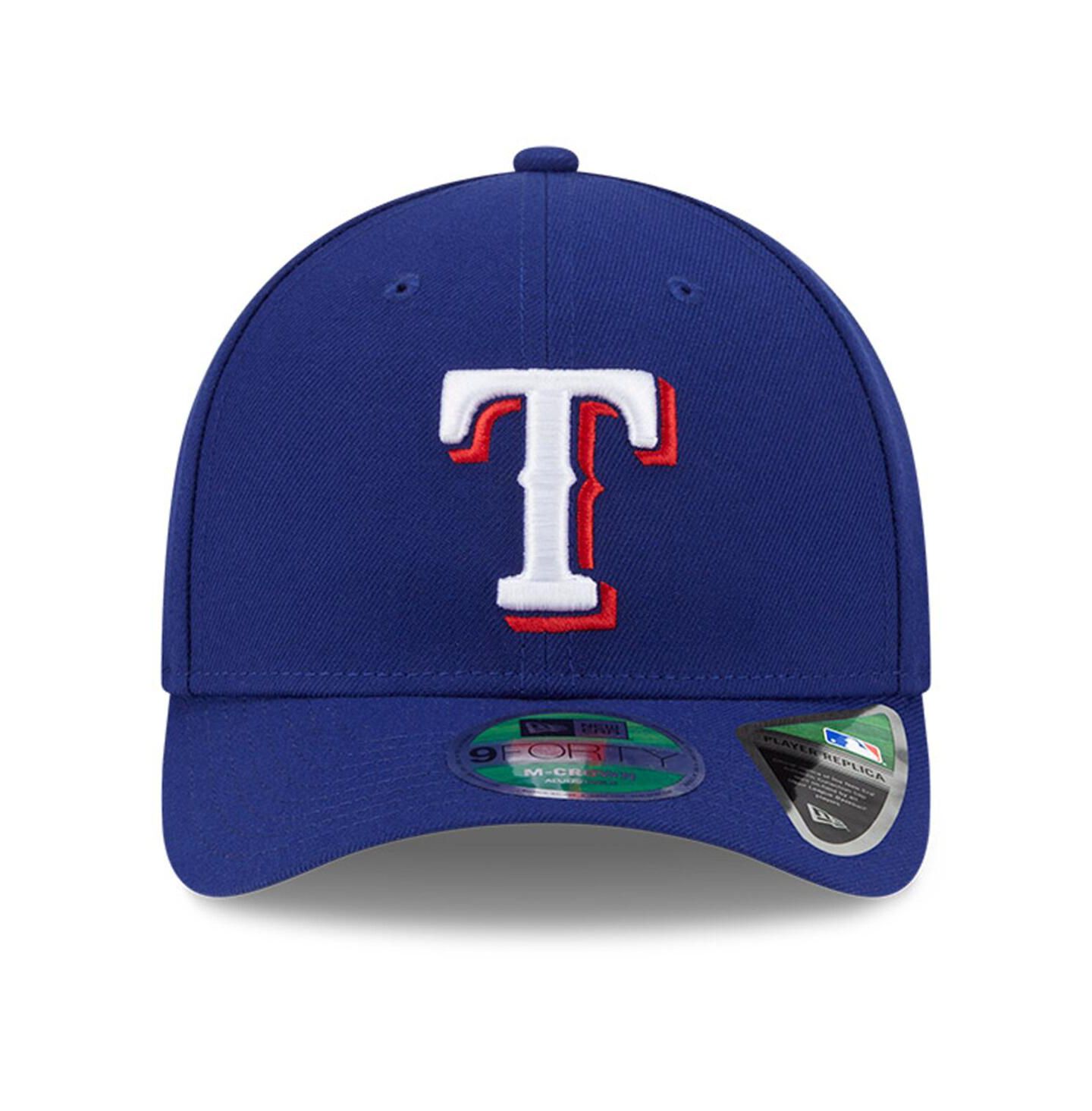 Мужская кепка New Era Royal Texas Rangers Player Replica 9FORTY Adjustable Hat — фото 5