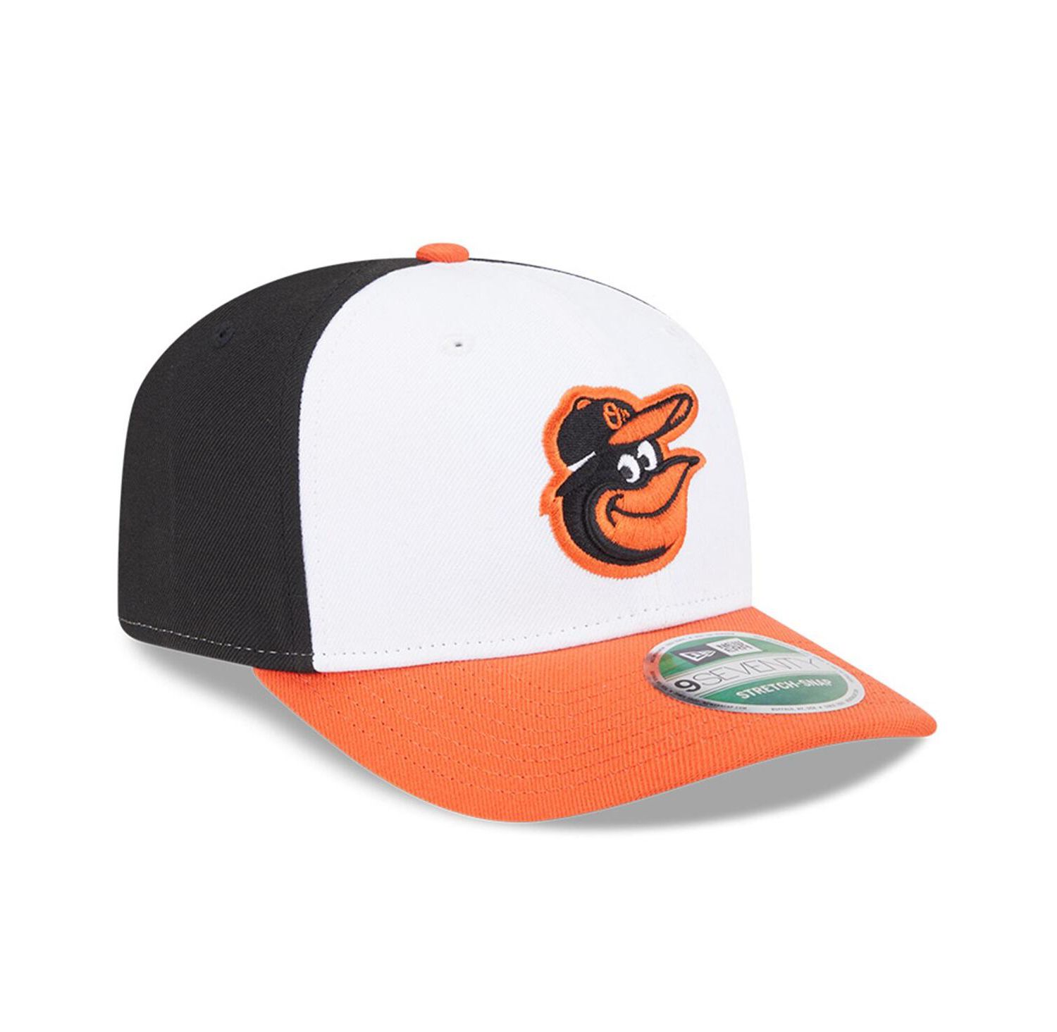 Men's Black/Orange Baltimore Orioles Player Replica 9SEVENTY Adjustable Hat