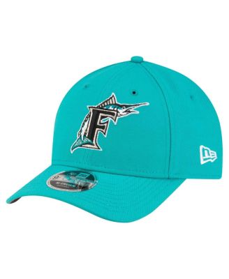 New Era - Men's Teal Florida Marlins Player Replica 9FORTY Adjustable Hat