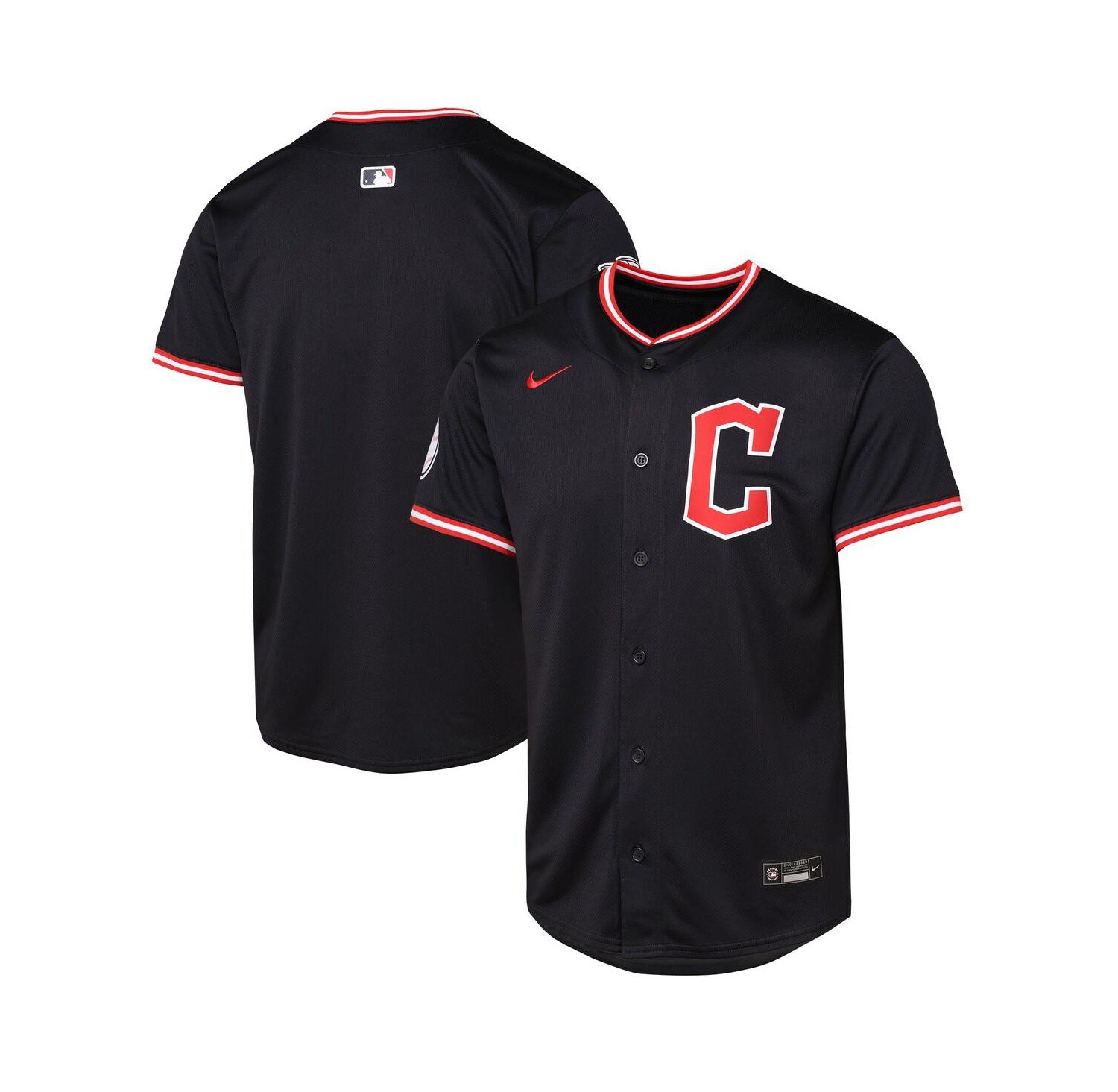 Big Boys and Girls Navy Cleveland Guardians Limited Jersey
