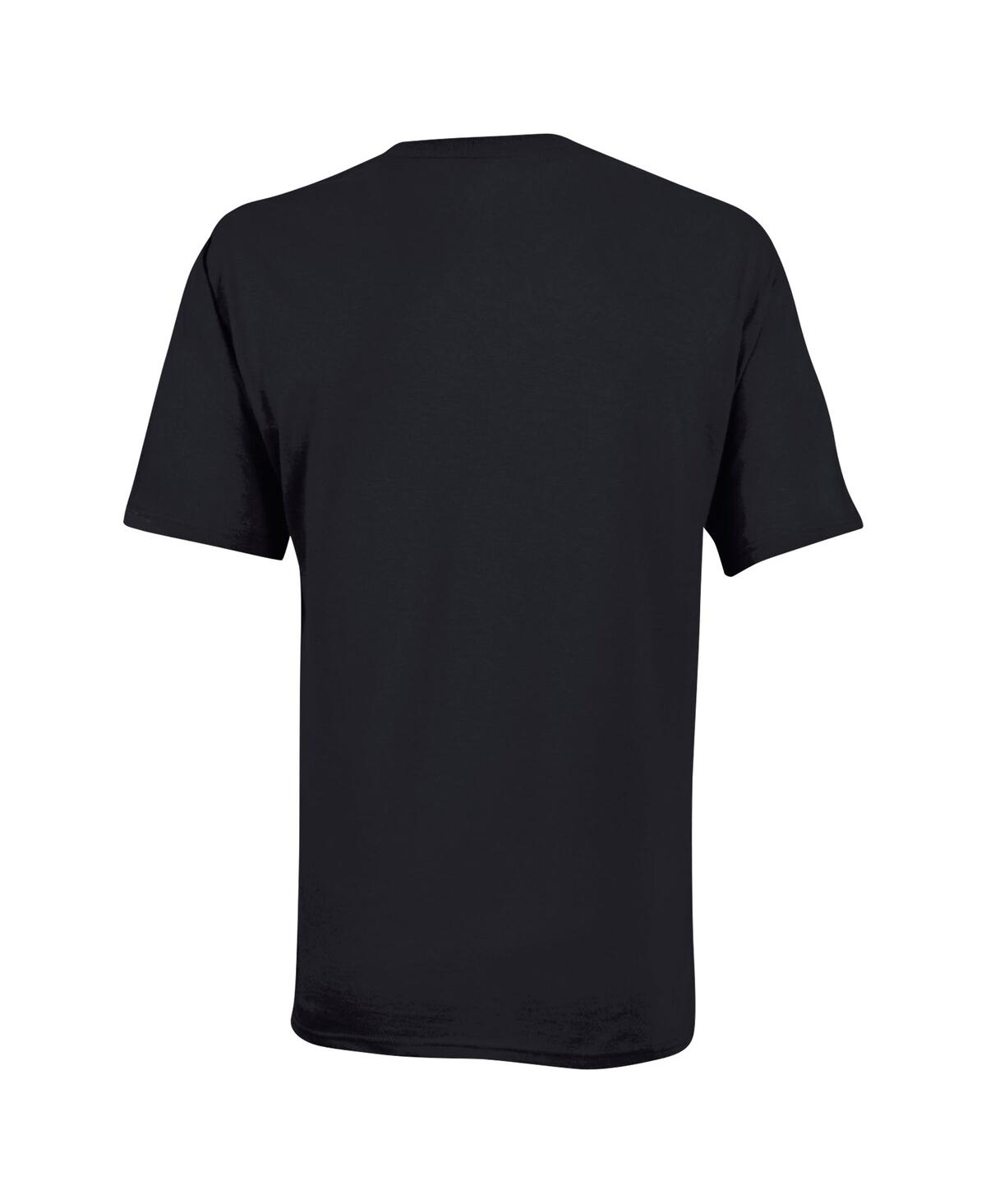 CHAMPION BIG BOYS AND GIRLS BLACK WAKE FOREST DEMON DEACONS ARCH OVER LOGO T-SHIRT 
