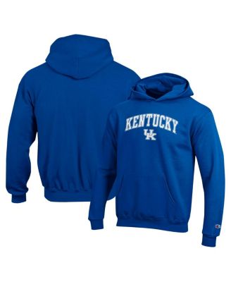 Champion - Big Boys and Girls Royal Kentucky Wildcats Campus Pullover Hoodie