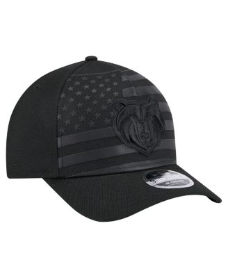 Men's Black Memphis Grizzlies Game Day Flag A-Frame 9FORTY Adjustable Hat