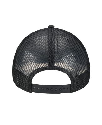 Women's Black Jacksonville Jaguars Peace Love Trucker 9FORTY Adjustable Hat