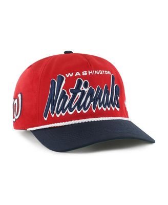 '47 Brand - Men's Red Washington Nationals Dropshadow Rope Hitch Adjustable Hat