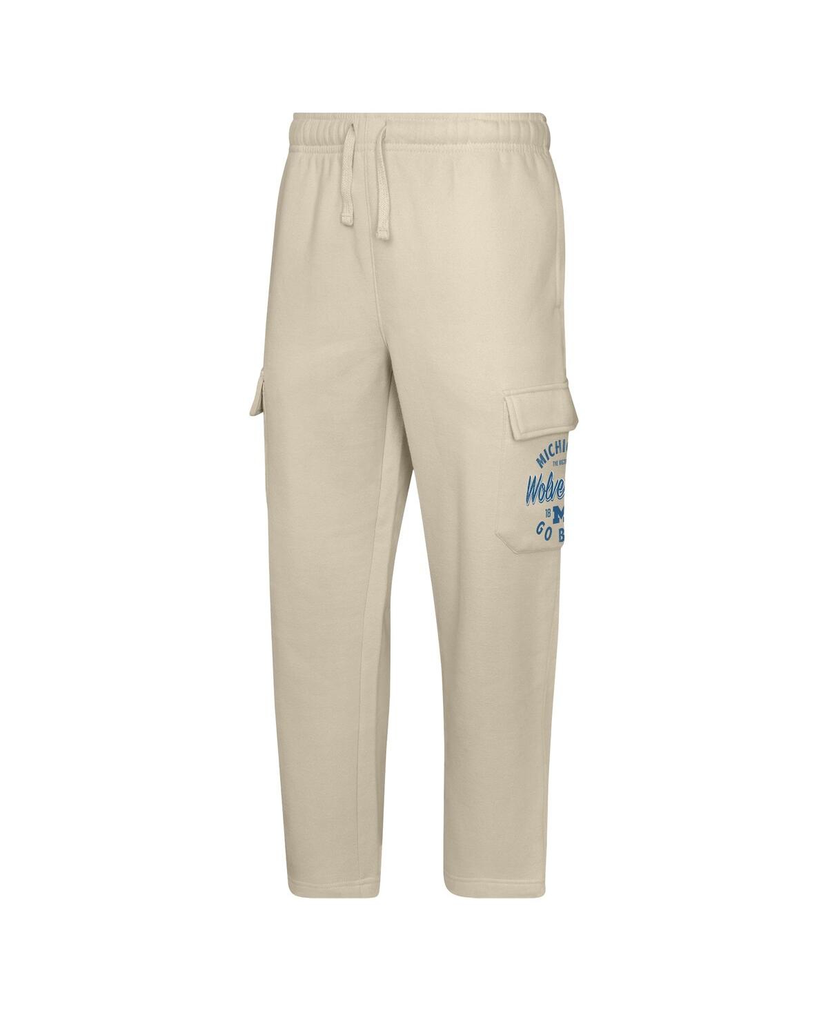 Outerstuff Big Boys And Girls Cream Michigan Wolverines All Around The World Fleece Sweatpants In Cream