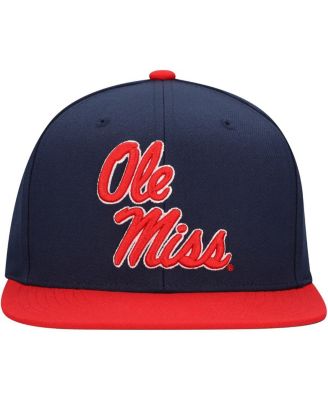Men's Navy/Red Ole Miss Rebels 2-Tone 2.0 Snapback Hat