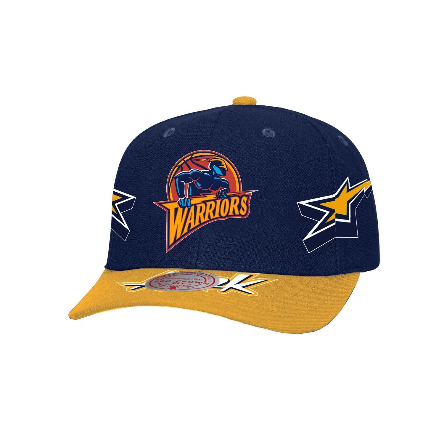 Men's Navy/Gold Golden State Warriors AS2K Stars Pro Crown Adjustable Hat