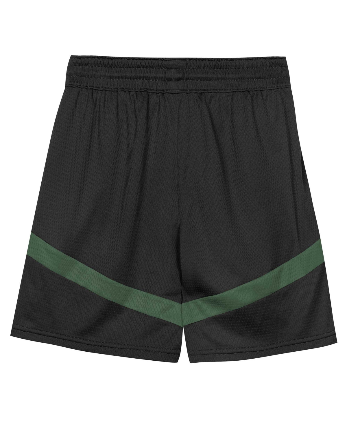 NIKE PRESCHOOL BLACK MILWAUKEE BUCKS MESH TANK TOP AND SHORTS SET 
