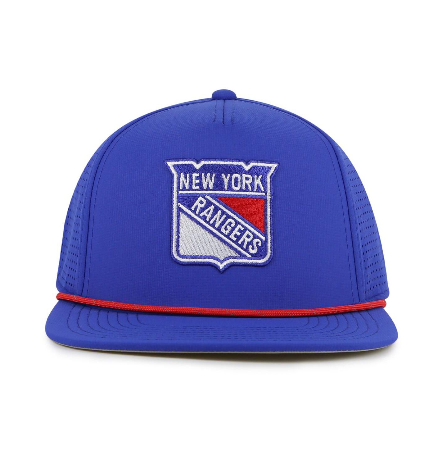 Мужская кепка American Needle Blue New York Rangers Buxton Pro Tech Adjustable Hat — фото 1
