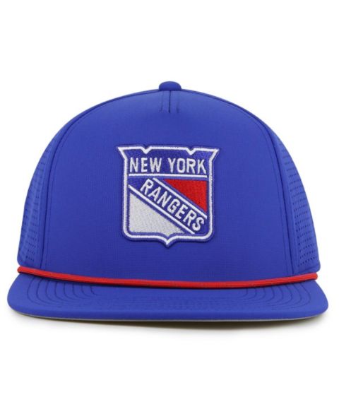 Мужская кепка American Needle Blue New York Rangers Buxton Pro Tech Adjustable Hat