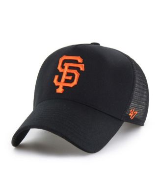'47 Brand - Men's Black San Francisco Giants Ballpark Offside Adjustable Trucker Hat