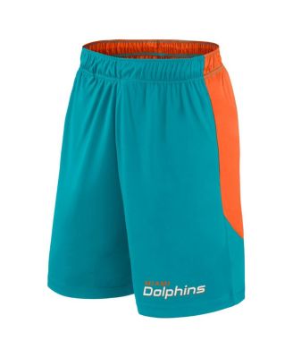 Men's Big & Tall Aqua/Orange Miami Dolphins Launch Shorts