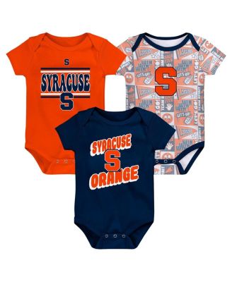 Outerstuff - Newborn Navy Syracuse Orange Sunday Comics Bodysuit 3-pack