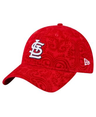 New Era - Women's Red St. Louis Cardinals Flair 9TWENTY Adjustable Hat