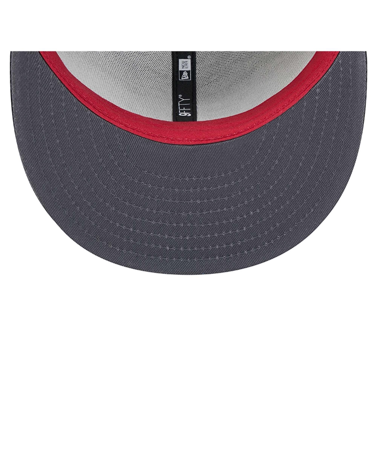 NEW ERA MEN'S BLACK MIAMI HEAT MIDNIGHT INK POP OUTLINE 9FIFTY SNAPBACK HAT 