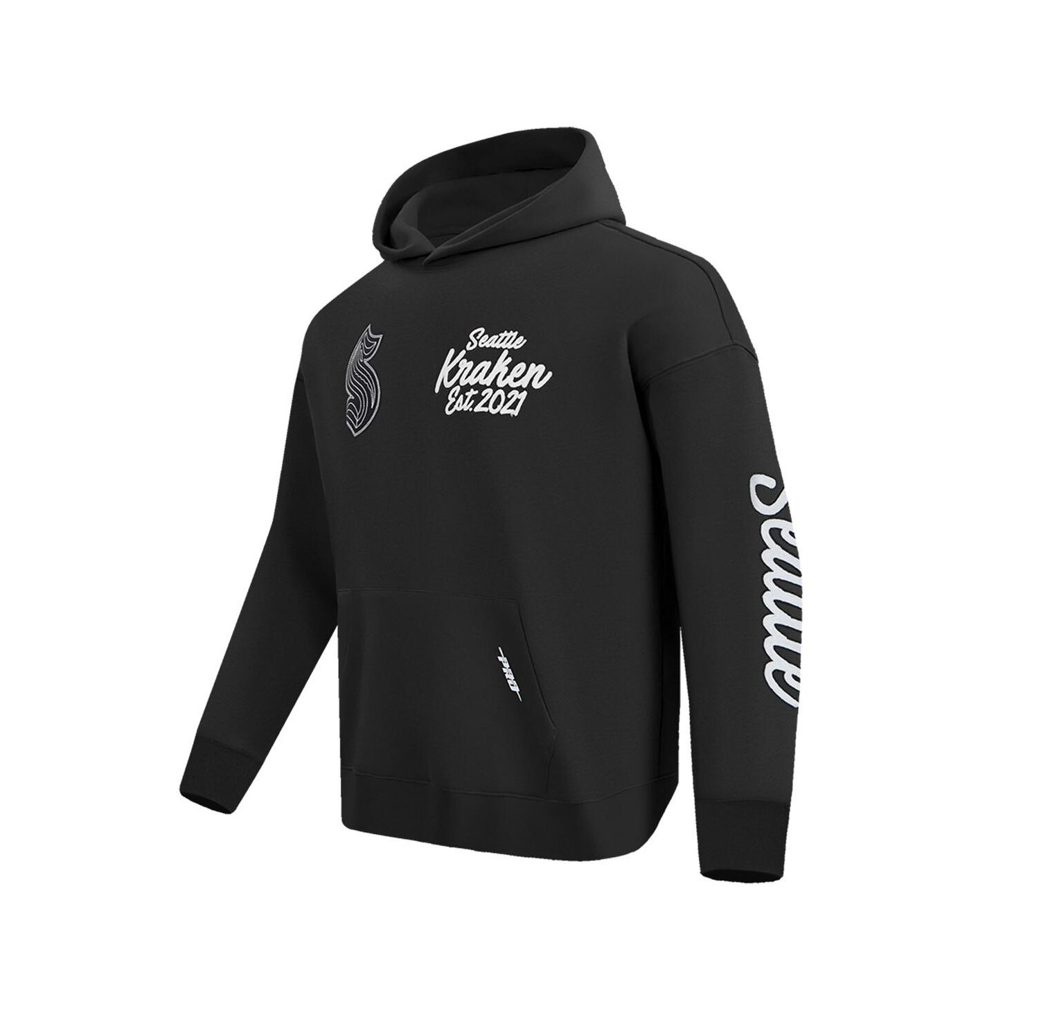 Men's Black Seattle Kraken Paint the City Pullover Hoodie