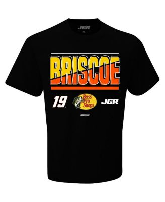 Men's Black Chase Briscoe Bass Pro Shops Name Number T-Shirt