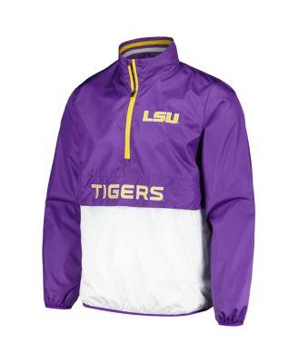 Men's Purple LSU Tigers Cornerman&nbsp;Half-Zip Top
