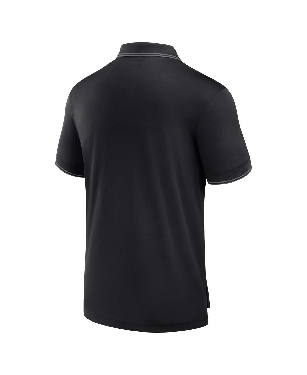 Fanatics Men's Black Boston Celtics Front Office Polo Shirt In Black