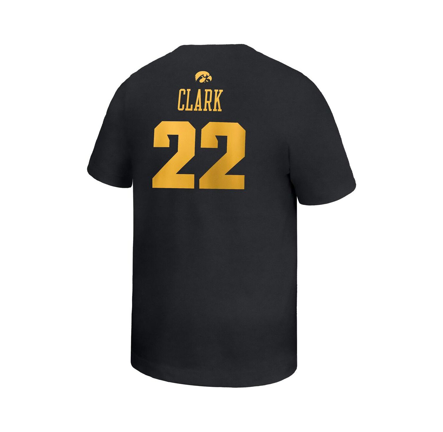 Big Boys and Girls Caitlin Clark Black Iowa Hawkeyes Retired Player Name & Number Core T-Shirt