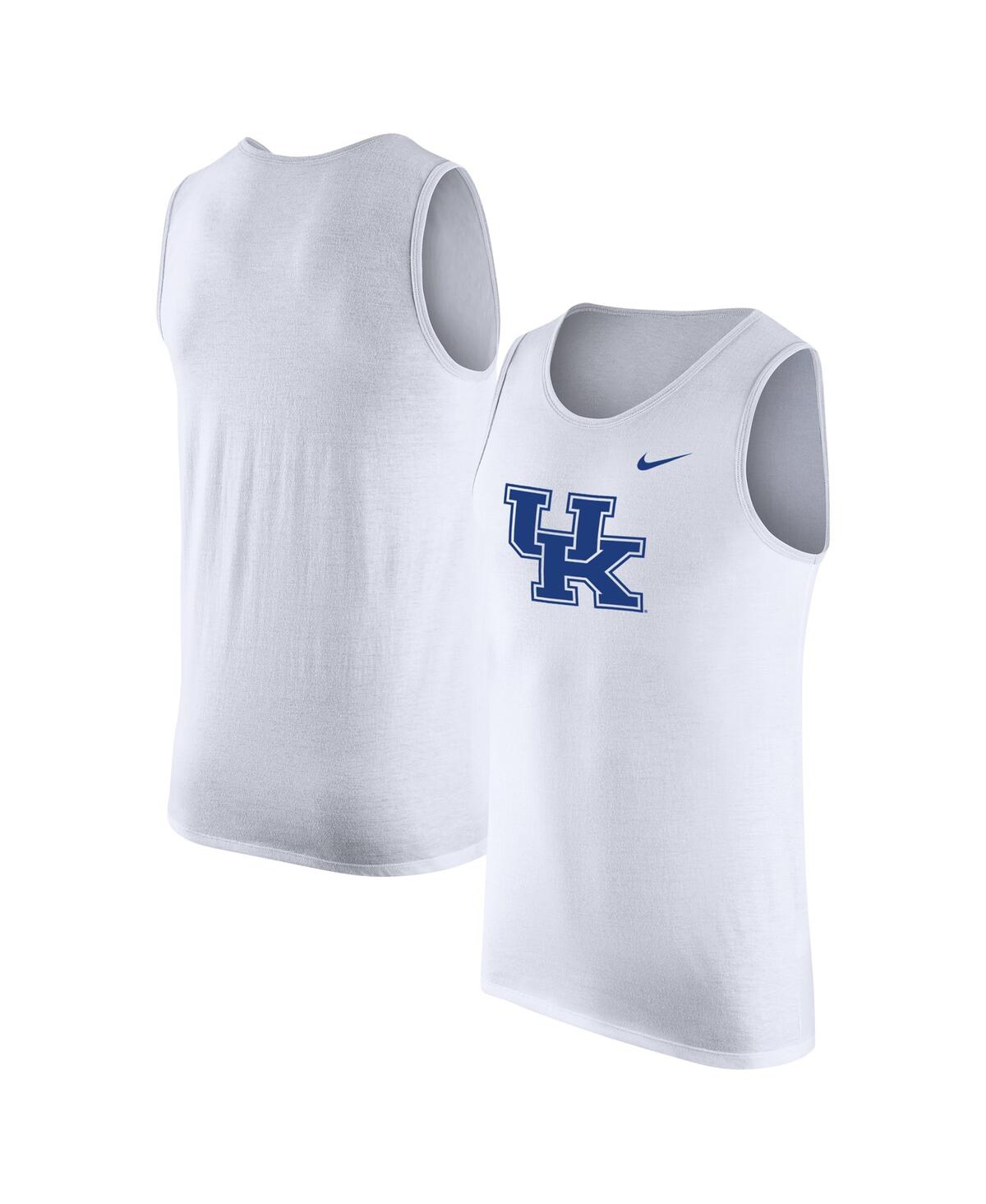 Nike Men's White Kentucky Wildcats Tank Top In White