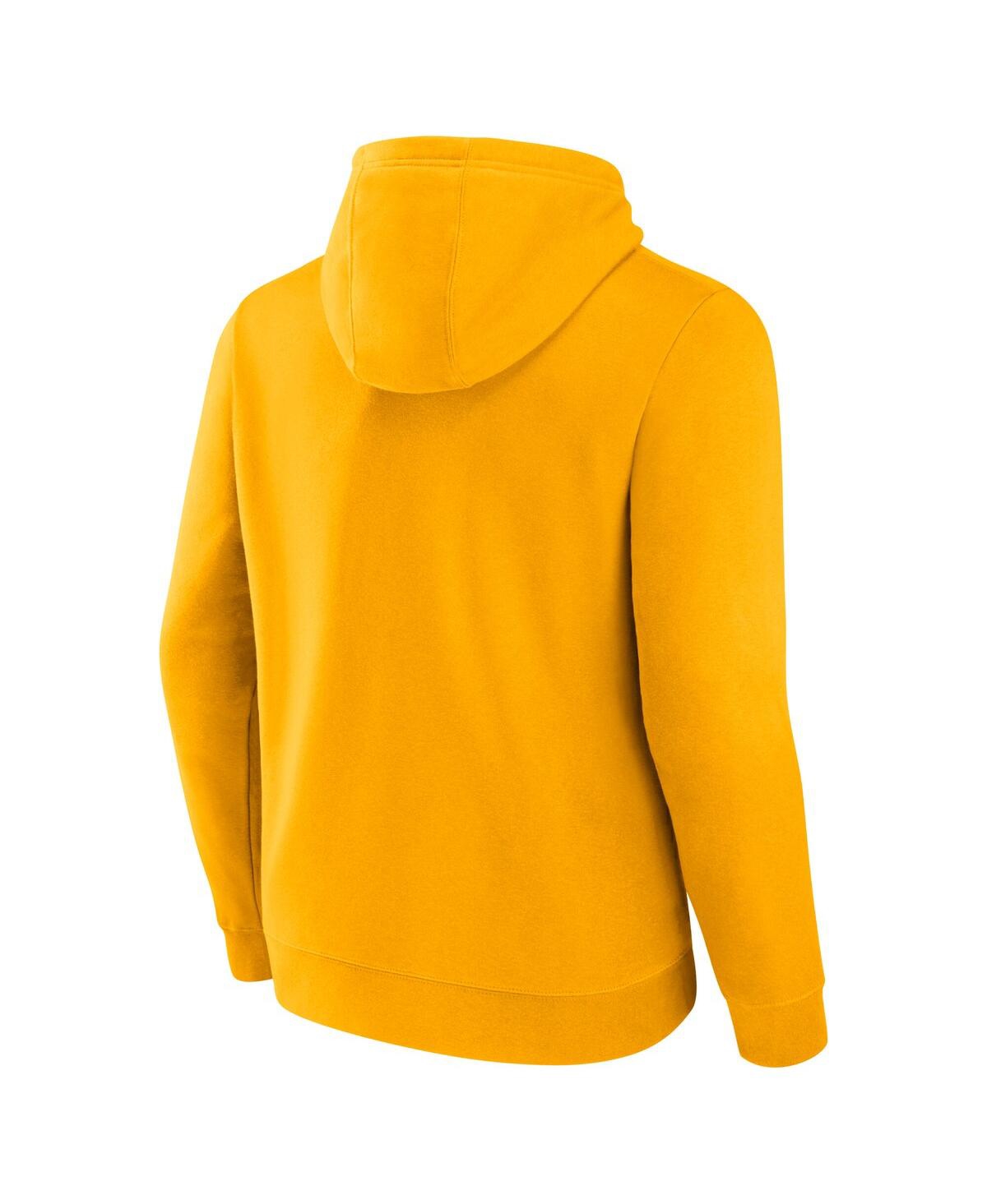 Fanatics Men's Gold Grambling Tigers Primary Logo Pullover Hoodie In Gold