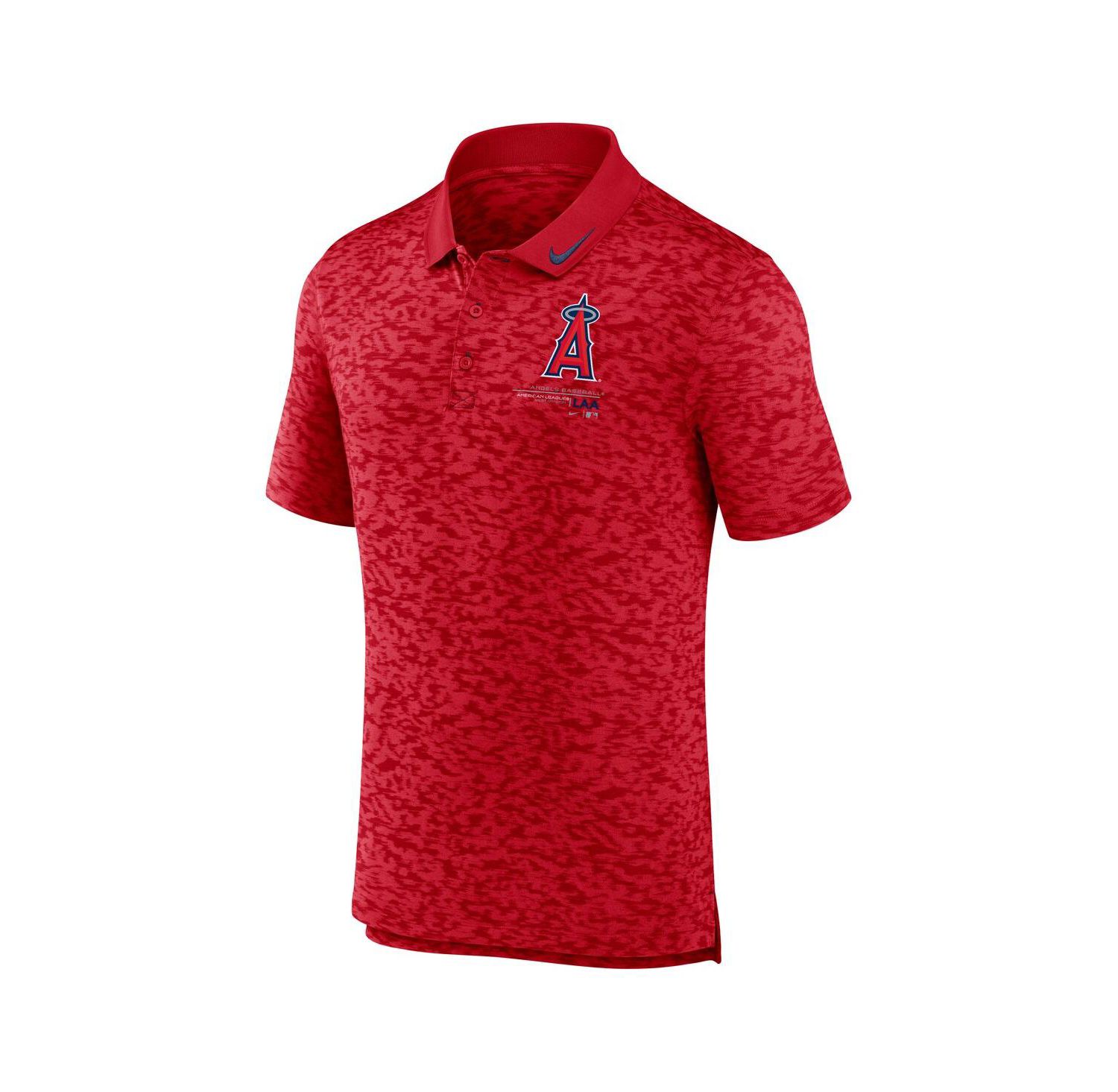 Men's Red Los Angeles Angels Next Level Polo Shirt