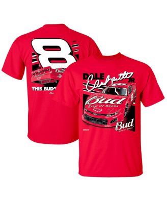 JR Motorsports Official Team Apparel - Men's Red Dale Earnhardt Jr. Budweiser Car T-Shirt