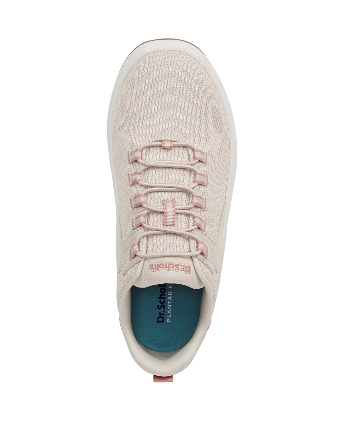 Shop Dr. Scholl's Women's Feel At Ease Plantar Fasciitis Slip On Sneakers In Beige Fabric