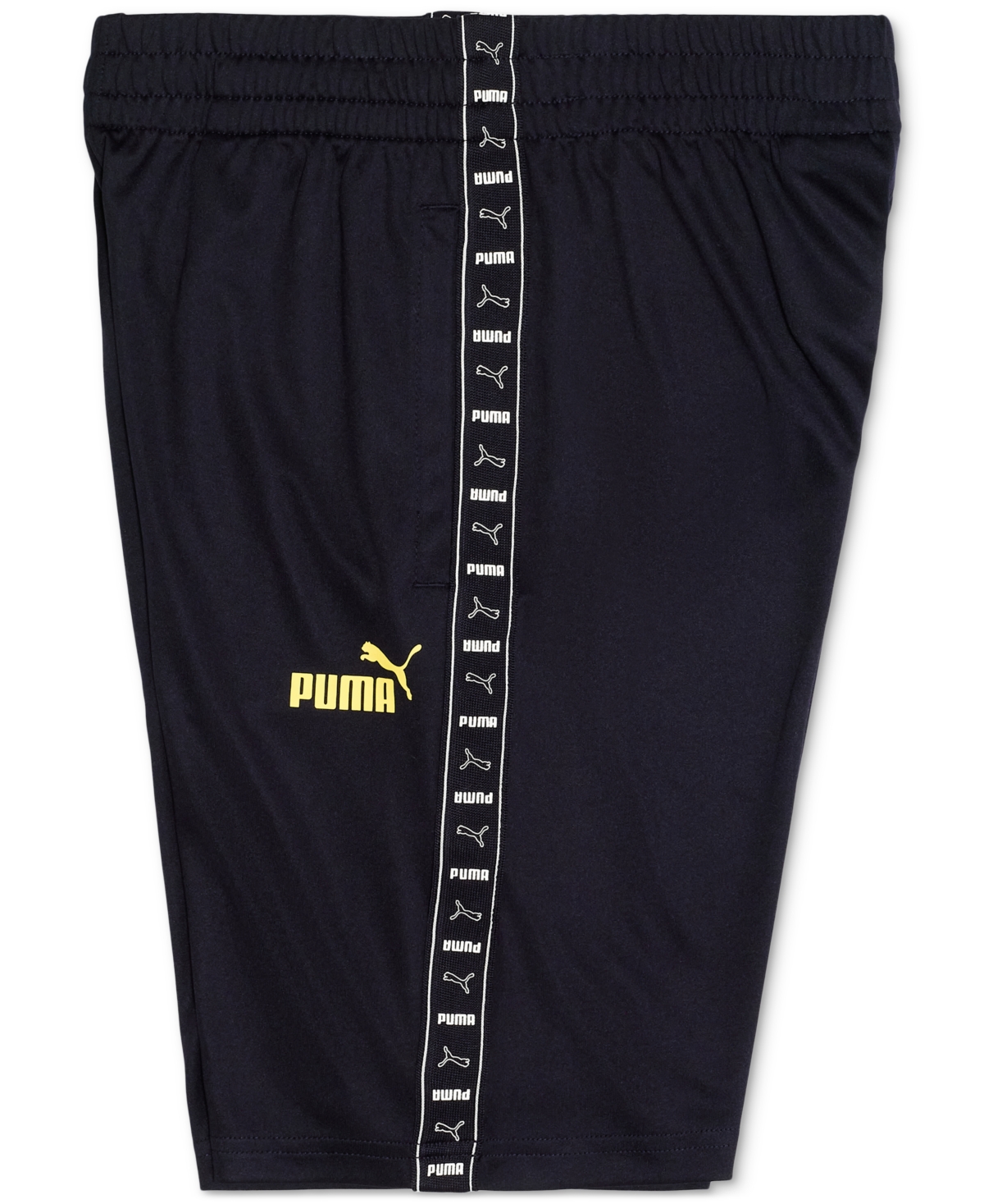 Puma Big Boys Logo Lab Shorts In New Navy