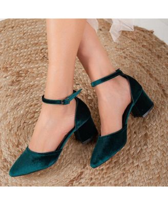 Marcelle Low Block Heel Pumps