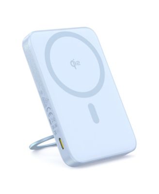 Qi2 Magnetic Power Bank 20W MagSafe Portable Charger 5000mAh Bracket Battery Pack with 360°Rotatable Ring Stand PicoGo