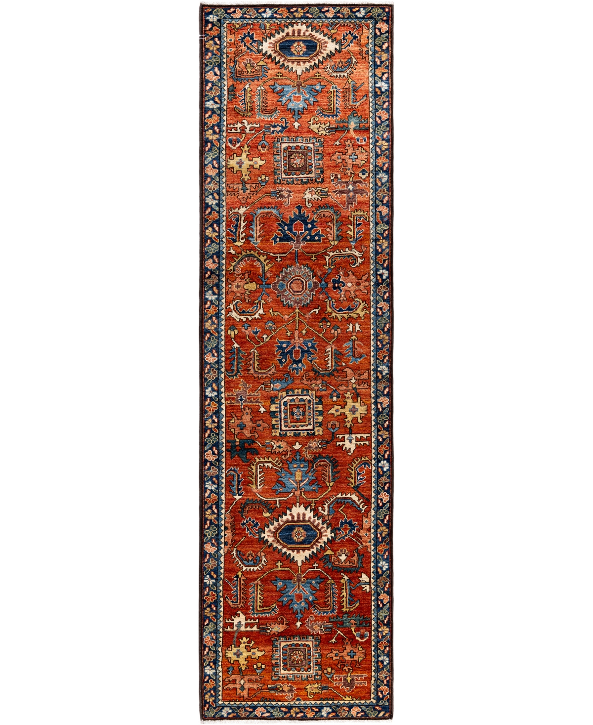 Adorn Hand Woven Rugs Serapi M1945 2'9''x10'1'' Runner Area Rug