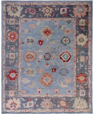 ADORN HAND WOVEN RUGS - Colorful Oushak M1945 8'x9'9'' Area Rug