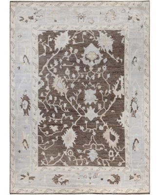 ADORN HAND WOVEN RUGS - Colorful Oushak M1945 8'8''x11'10'' Area Rug