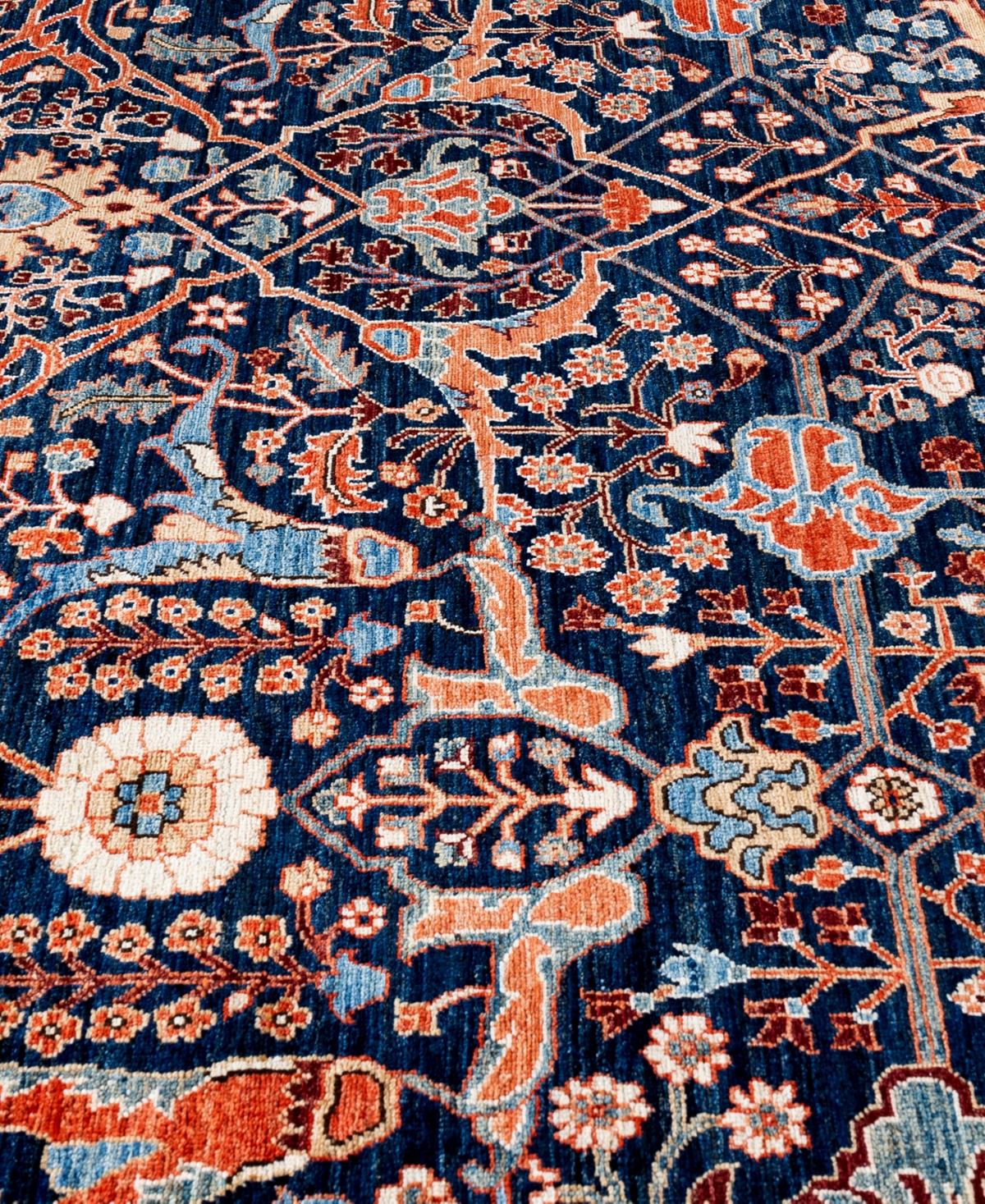 Adorn Hand Woven Rugs Serapi M1945 8'2''x9'11'' Area Rug In Blue