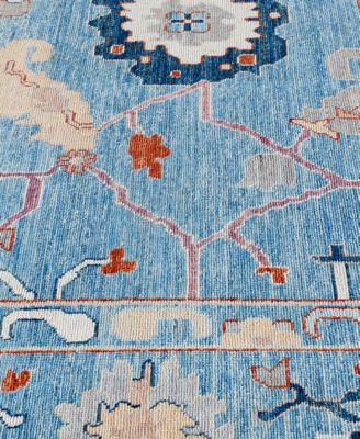 Colorful Oushak M1945 9'2''x12'8'' Area Rug