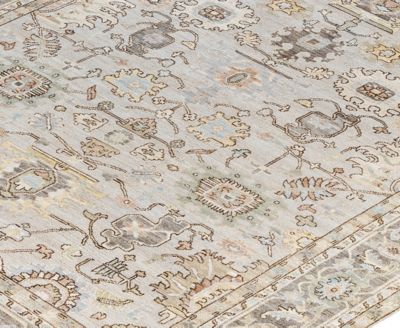 Colorful Oushak M1945 9'2''x12'3'' Area Rug