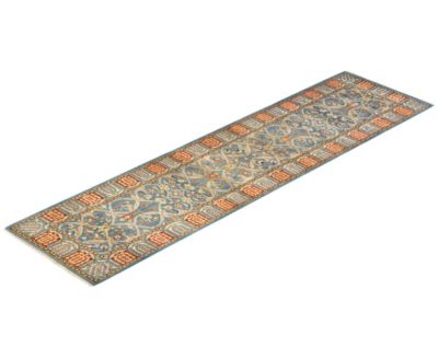 Mogul M1622 3'3''x12'10'' Runner Area Rug