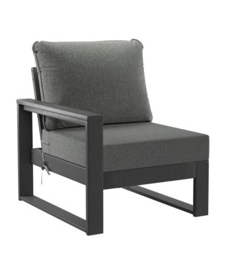 6-Piece Outdoor L-Shaped Patio Corner Sectional Sofa Conversation Set