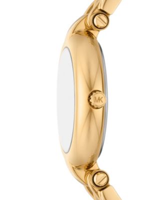 Women's Laney Three-Hand Gold-Tone Stainless Steel Watch, 30mm