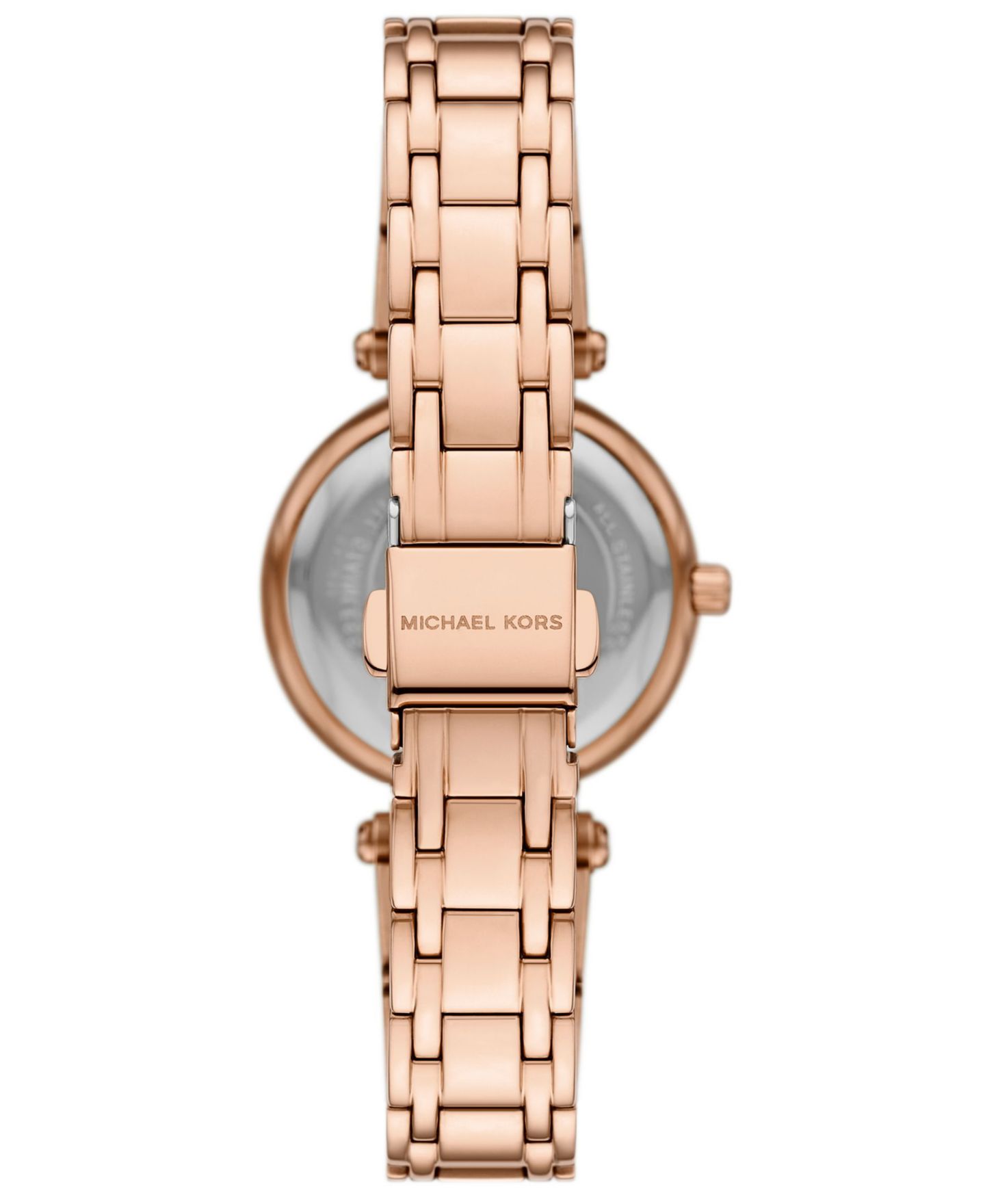 Женские часы Michael Kors Laney Three-Hand Rose Gold-Tone Stainless Steel Watch, 30mm — фото 2